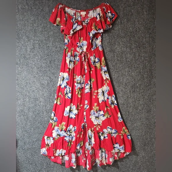 strapless open back dress Fall Floral Mini Dress Size Medium by Band of Gypsies main image 0